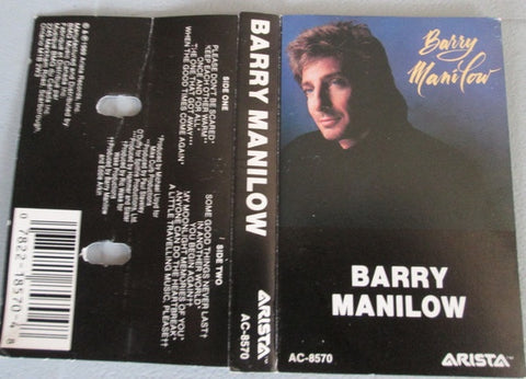 Barry Manilow ‎– Barry Manilow - Used Cassette 1989 Arista Tape - Popp - Shuga Records