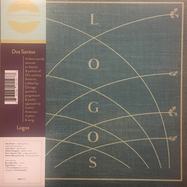 Dos Santos ‎– Logos - New Lp Record 2018 International Anthem USA Chicago -  Latin / Cumbia / Funk