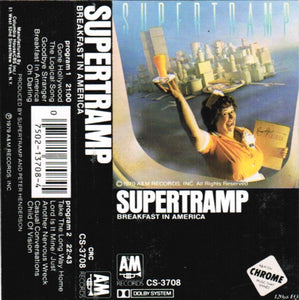 Supertramp – Breakfast In America- Used Cassete 1984 A&M Tape-Rock