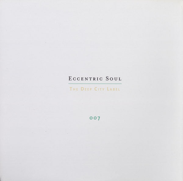 Various ‎– Eccentric Soul: The Deep City Label - New 2 LP Record 2006 Numero Group USA Vinyl & CD - Soul - Shuga Records