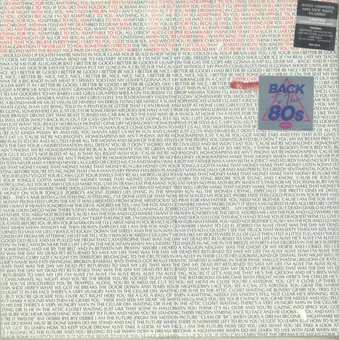 Alice Cooper - Zipper Catches Skin (1982) - New Lp Record 2018 Warner USA Clear/Black Swirl Vinyl - Hard Rock / Glam - Shuga Records