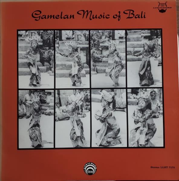 Unknown Artist – Gamelan Music Of Bali - VG+ LP Record 1963 Lyrichord Stereo USA Vinyl - World / Gamelan