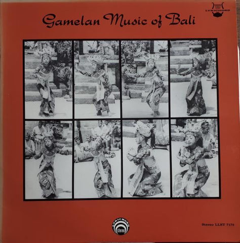 Unknown Artist – Gamelan Music Of Bali - VG+ LP Record 1963 Lyrichord Stereo USA Vinyl - World / Gamelan