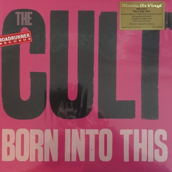 The Cult – Born Into This (2007) - Mint- LP Record 2018 Music On Vinyl Pink 180 gram Vinyl & Numbered - Alternative Rock - Shuga Records