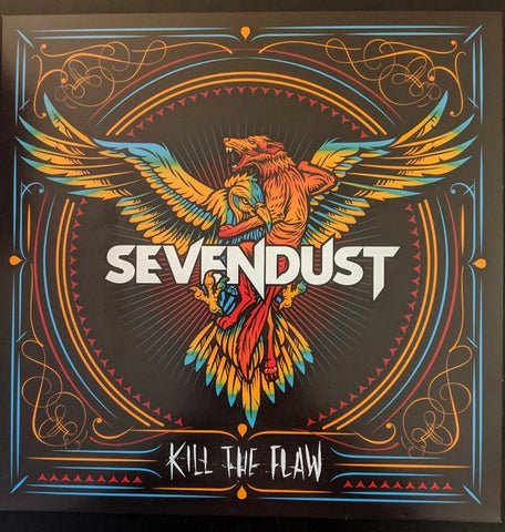 Sevendust – Kill The Flaw (2015) - New LP Record 2018 Rise Rocktober Black & Cyan Vinyl & Download - Nu Metal