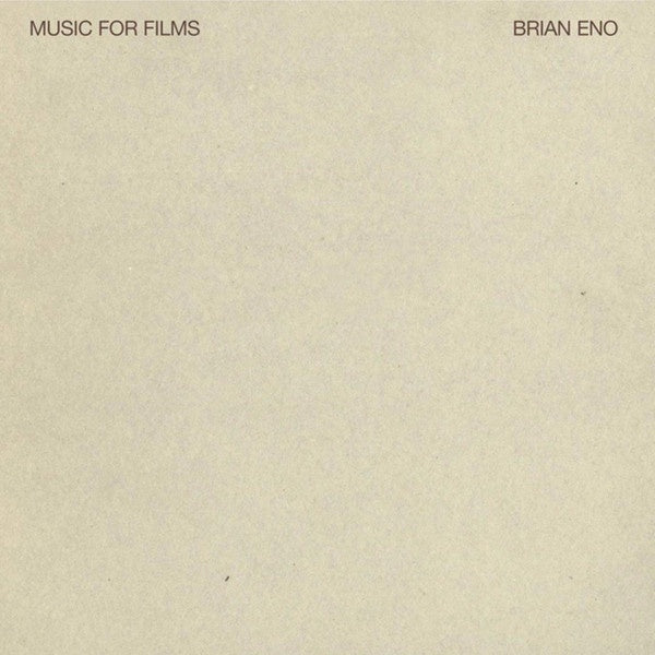 Brian Eno ‎– Music For Films (1976) - Mint- LP Record 2018 Virgin EMI Europe 180 gram Vinyl - Electronic / Ambient / Experimenta - Shuga Records