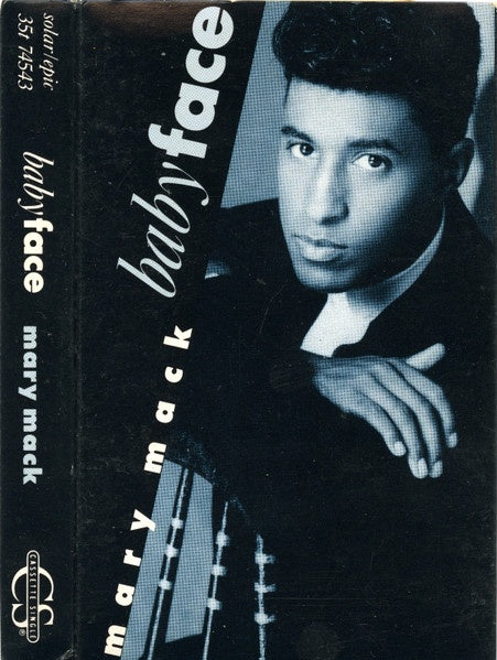 Babyface – Mary Mack - Used Cassette Single 1991 Solar Tape- Funk/Soul