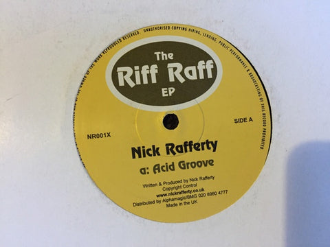 Nick Rafferty – The Riff Raff EP - New 12" Single Record 2000 Non-Stop UK Vinyl - Hard House / Trance