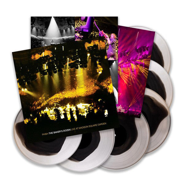 Phish ‎– The Baker's Dozen Live At Madison Square Garden -New 6 LP Record Box Set 2018 Jemp USA Clear/Black Splatter Vinyl, Book & Download - Psychedelic Rock / Prog Rock - Shuga Records