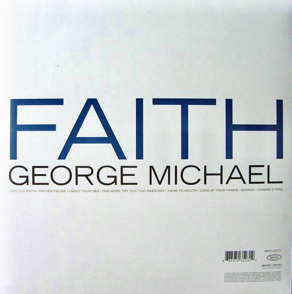 George Michael ‎– Faith (1987) - New LP Record 2008 Epic Europe Import Vinyl - Pop / Synth-pop