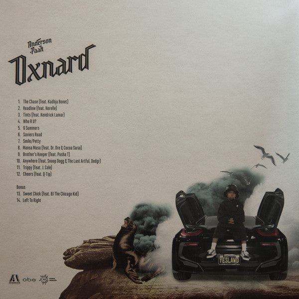 Anderson .Paak - Oxnard - New 2 LP Record 2018 Aftermath USA Vinyl - Hip Hop / Neo Soul - Shuga Records