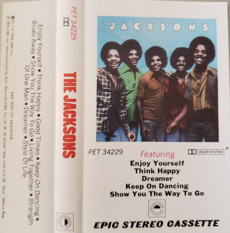 The Jacksons – The Jacksons - Used Cassette 1976 Epic Tape - Funk / Soul / Disco - Shuga Records