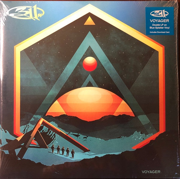 311 ‎– Voyager - Mint- 2 LP Record 2019 BMG USA Blue Splatter Vinyl - Alternative Rock - Shuga Records