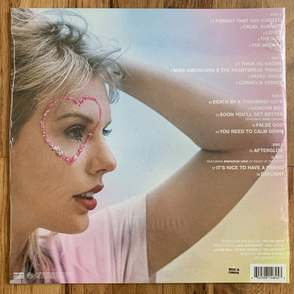 Taylor Swift ‎– Lover - New 2 LP Record 2019 Republic Target exclusive USA Pink & Blue Vinyl & Download - Pop - Shuga Records