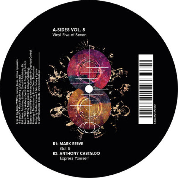 Various ‎– A-Sides Vol. 8 Vinyl Five Of Seven - New EP Record 2019 Drumcode Sweden Import Vinyl - Techno