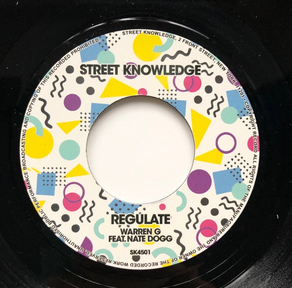 Warren G Feat. Nate Dogg / Luniz Feat. Michael Marshall – Regulate / I Got 5 On It - New 7" Single Record 2019 Street Knowledge USA Vinyl - Hip Hop