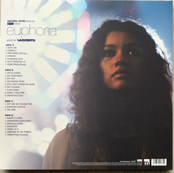 Euphoria good Original Score HBO Series Purple Pink Splatter Vinyl New