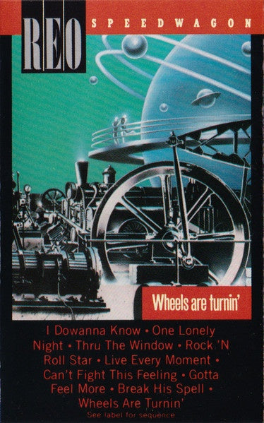 REO Speedwagon – Wheels Are Turnin' - Used Cassette 1984 Epic Tape - Arena Rock / Pop Rock / Power Pop