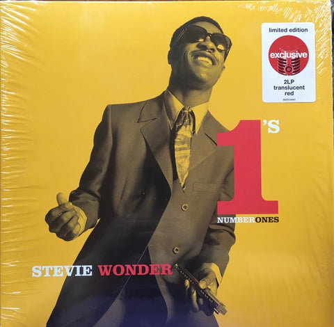 Stevie Wonder – Number 1's - Mint- 2 LP Record 2020 Motown Target Exclusive Translucent Red Vinyl - Soul / Funk - Shuga Records