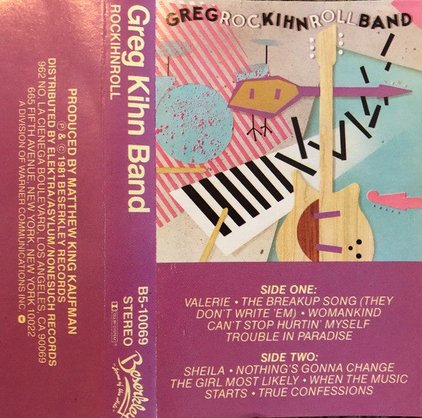 Greg Kihn Band – Rockihnroll- Used Cassette 1981 Beserkley Tape- Rock - Shuga Records