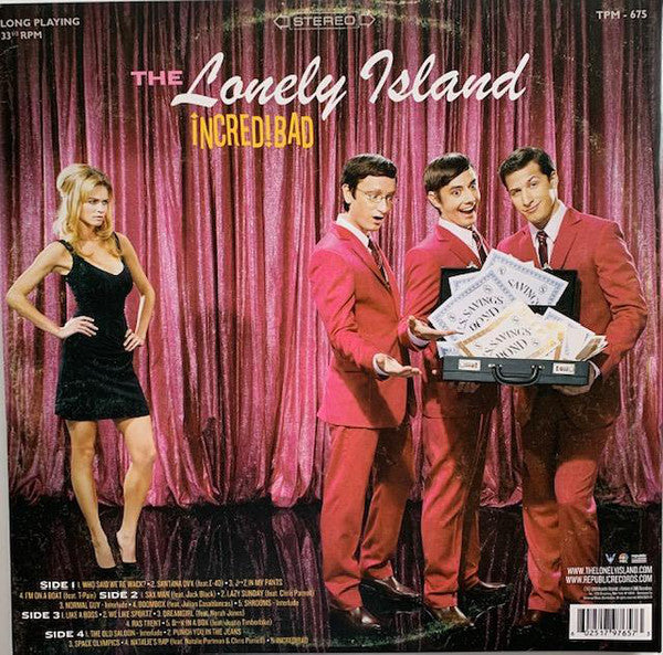 The Lonely Island ‎– Incredibad - New 2 LP Record 2020 Urban Outfitters Exclusive/Republic USA Clear w/ Yellow Splatter Vinyl - Synth-pop / Bounce / Hyphy / Electro