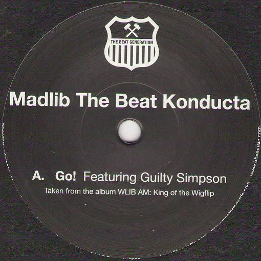 Madlib The Beat Konducta ‎– Go! / Gamble On Ya Boy - New 7" Single Record 2008 Rapster German Import Vinyl - Hip Hop - Shuga Records