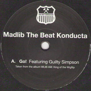 Madlib The Beat Konducta ‎– Go! / Gamble On Ya Boy - New 7" Single Record 2008 Rapster German Import Vinyl - Hip Hop - Shuga Records