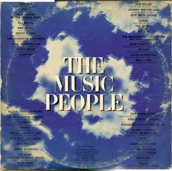 Various – The Music People - VG+ 3 Lp Set 1972 Stereo USA - Rock - Shuga Records