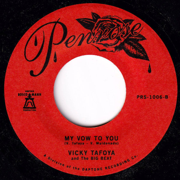 Vicky Tafoya And The Big Beat – Forever / My Vow To You - New 7" Single Record 2020 Penrose USA Vinyl - Soul / Funk - Shuga Records