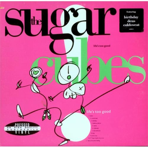 The Sugarcubes (Bjork) – Life's Too Good - VG+ LP Record 1998 Elektra USA  Promo Vinyl - Pop Rock / Alternative Rock