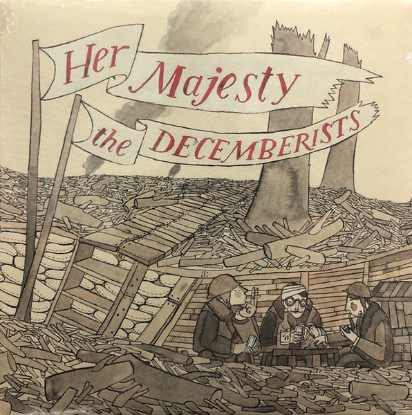 The Decemberists ‎– Her Majesty - Mint- LP Record 2020 Kill Stars Jealous Butcher Black Vinyl, Poster & Download - Indie Rock / Folk Rock - Shuga Records