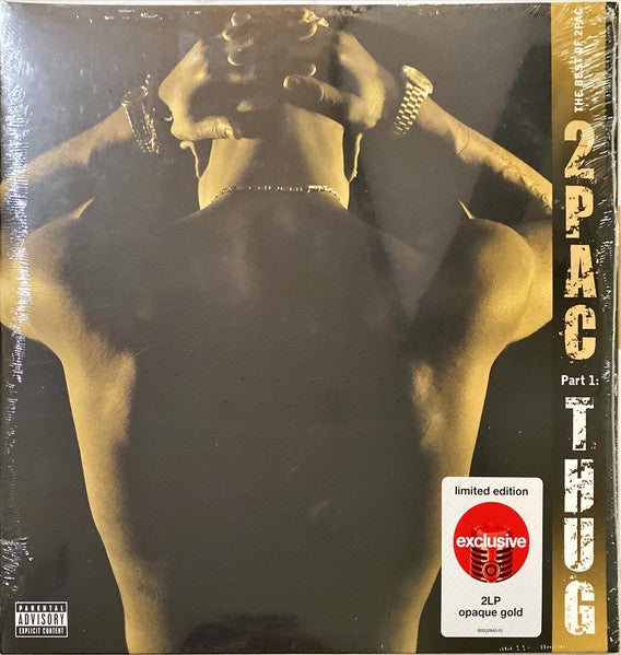 2Pac – The Best Of 2Pac - Part 1: Thug (2007) - New 2 LP Record 2021 Death Row Target Exclusive Gold Vinyl - Hip Hop