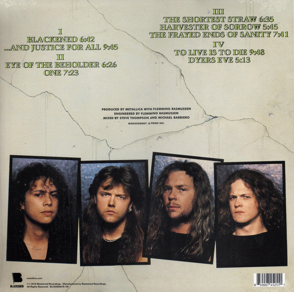 Metallica ‎– ...And Justice For All (1988) - New 2 LP Record 2021 Blackened  Recordings Walmart Exclusive Dyers Green 180 gram Vinyl & Download - ...