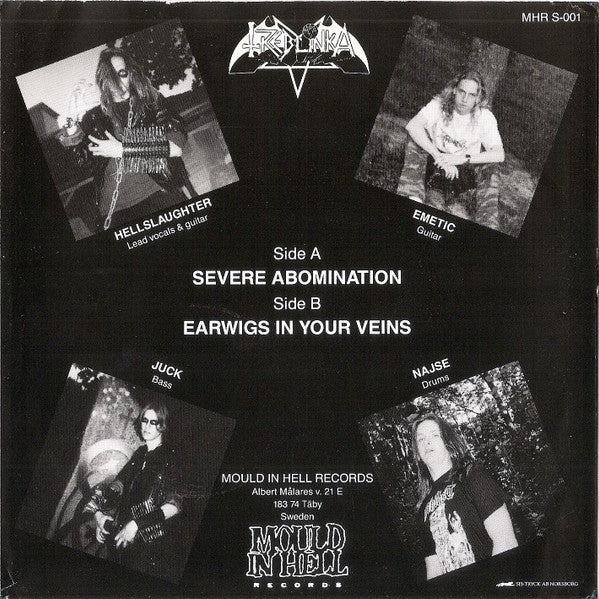 Treblinka – Severe Abomination - Mint- 7" Single Record 1989 Mould In Hell Sweden Vinyl - Black Metal / Death Metal