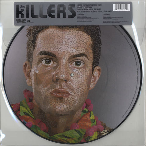 The Killers - Spaceman / Four Winds - New 12" Single Record 2009 Record Store Day Picture Disc Vinyl - Alternative Rock - Shuga Records