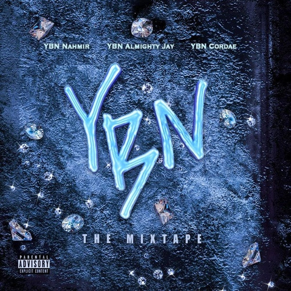 YBN Almighty Jay, Cordae & YBN Nahmir – YBN: The Mixtape - New 2 LP Record 2021 Atlantic  Europe Blue Vinyl - Hip Hop