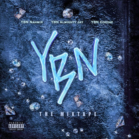 YBN Almighty Jay, Cordae & YBN Nahmir – YBN: The Mixtape - New 2 LP Record 2021 Atlantic  Europe Blue Vinyl - Hip Hop - Shuga Records