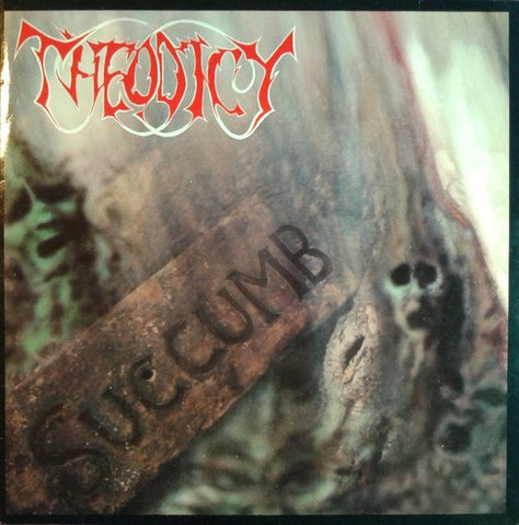 Theodicy – Succumb - VG+ 7" Single Record 1995 GWB UK Vinyl & 3 Inserts - Death Metal