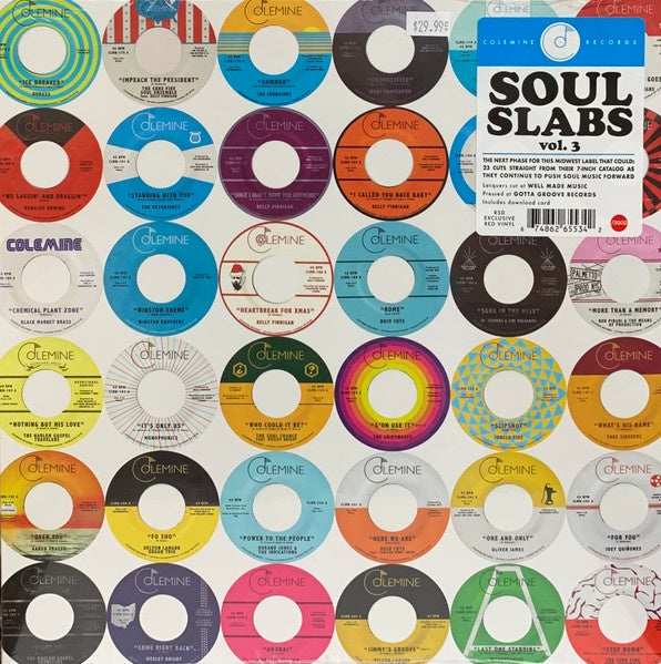 Various - Soul Slabs Vol. 3 (2021) - Mint- 2 LP Record 2022 Colemine Vinyl & Download - Soul / Funk