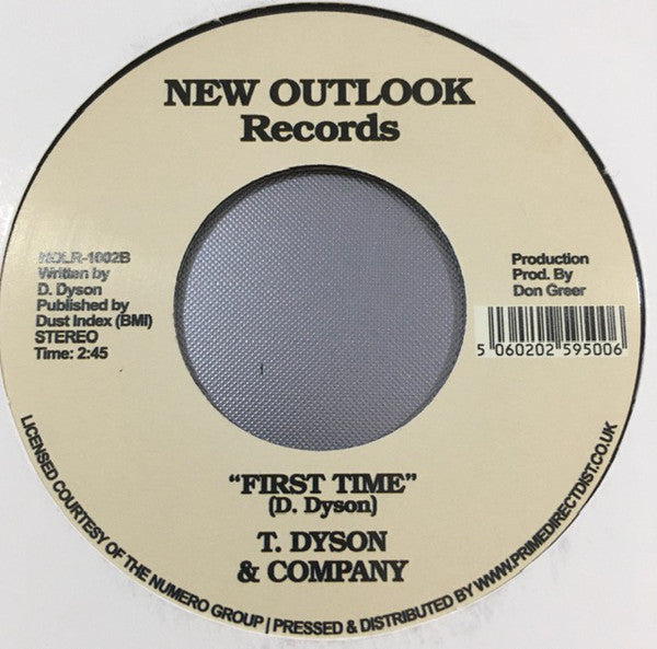 T Dyson and Company - It's All Over / First time (1980) - New 7" Single Record Store Day 2021 New Outlook UK Import RSD Vinyl - Funk / Soul - Shuga Records