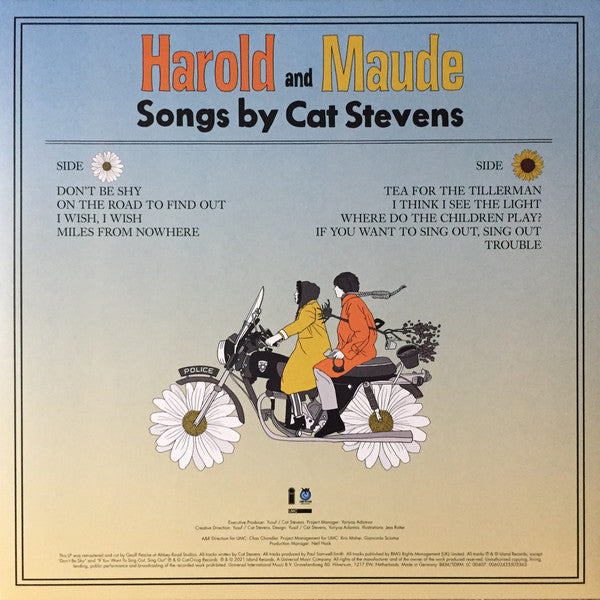 Cat Stevens ‎– The Songs From The Original Movie: Harold And Maude (19–  Shuga Records