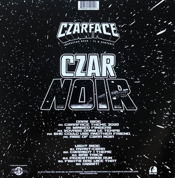 Czarface ‎– Czar Noir - New LP Record Store Day 2021 Silver Age RSD Vinyl & Comic Book - Hip Hop / Instrumental