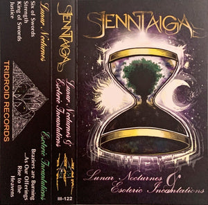 Jenn Taiga – Lunar Nocturnes And Esoteric Incantations - Used Cassette 2021 Tridroid Gold Tape - Berlin-School / Dungeon Synth - Shuga Records