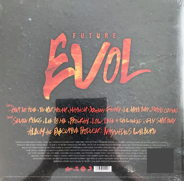 FUTURE store EVOL RED & BLACK SMOKE VINYL LP