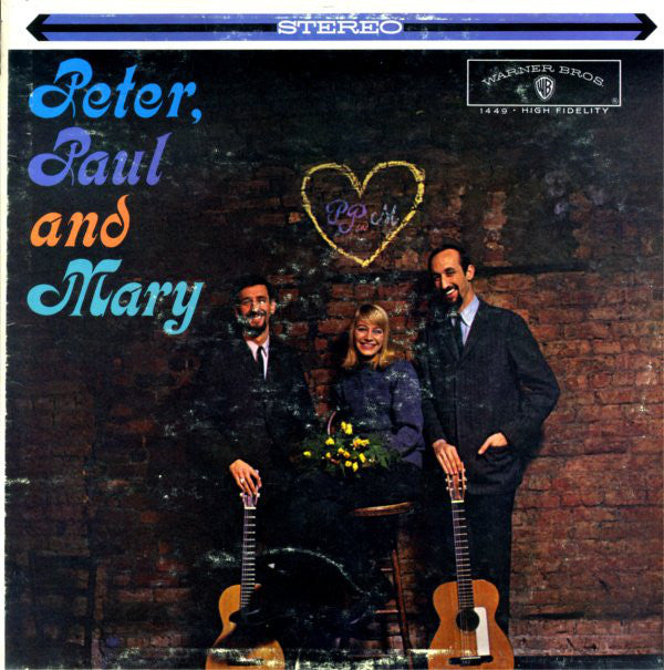 Peter, Paul And Mary ‎– Peter, Paul And Mary - VG+ LP Record 1962 Warner USA Stereo Vinyl - Folk - Shuga Records