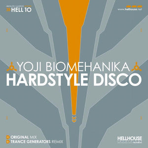 Yoji Biomehanika – Hardstyle Disco - New 12" Single Record 2003 Hellhouse UK Import Vinyl - Hard Trance / Hardstyle - Shuga Records