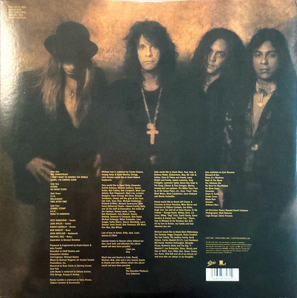 Ozzy Osbourne – No More Tears (1991) - New 2 LP Record 2021 Epic USA Vinyl  - Heavy Metal / Hard Rock