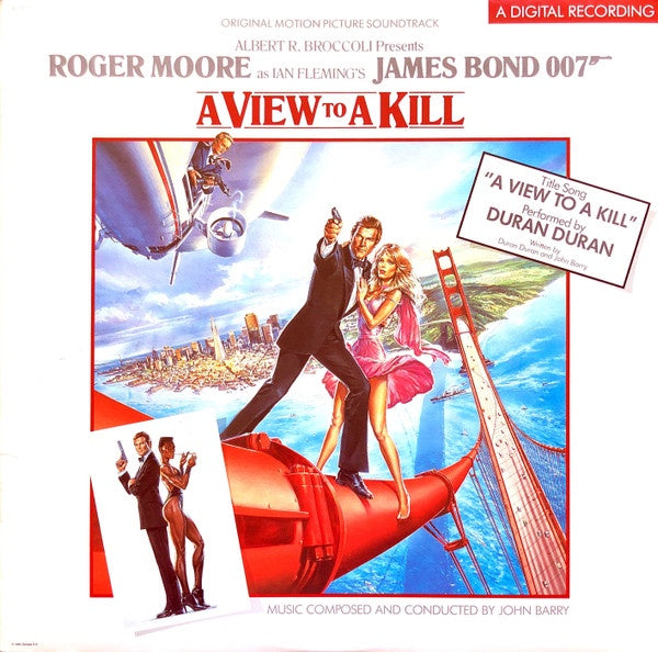 John Barry – A View To A Kill (Original Motion Picture) - Mint- LP Record 1985 Capitol USA Vinyl - Soundtrack - Shuga Records