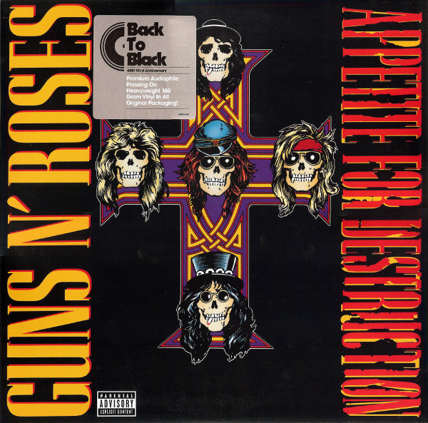 Guns N' Roses - Appetite For Destruction (Red Vinyl) - Vinyl