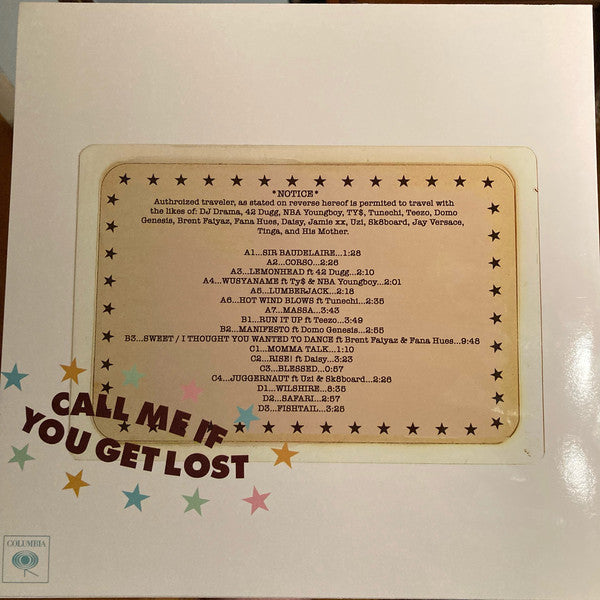 Tyler, The Creator - Call Me If You Get Lost – Rustic Records